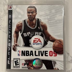 NBA Live 09 (Sony PlayStation 3 PS3) Complete In Box CIB Tony Parker Cover 🏀